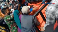 Seorang Ibu Di Surabaya Melahirkan di Pasar