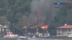 Masjid Bersejarah Dari Abad 17 di Turki Hangus Terbakar