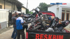 Gerebek Bengkel Motor Bodong