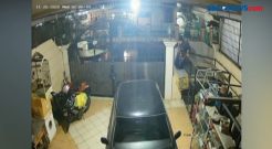 Maling Burung  Terekam Kamera CCTV
