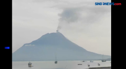 Gunung Api Ili Lewotolok di Lembata NTT Erupsi