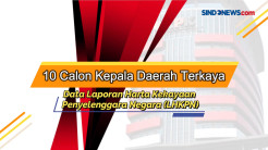 10 Cakada Terkaya, Nomor 1 Hartanya Lebih dari Setengah Triliun