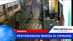 Aksi Penyerangan Warga di Cipinang Terekam Kamera CCTV