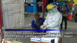 Supir dan Penumpang di Terminal Tanjung Priok Jalani Rapid Test