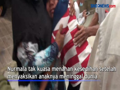 Histeris Ibu Korban Gas Beracun di Mandailing Natal Pingsan