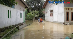 Banjir Rendam Permukiman Warga di Desa Pasir Ampo, Tangerang