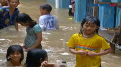 Sungai Ciliwung Menguap, Pemukiman Kebon Pala Terendam Banjir