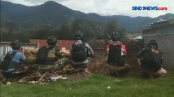 Baku Tembak TNI Polri dengan KSB Kab Puncak, Papua Masih Berlangsung Pagi Ini