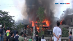 25 Rumah Warga Hangus Terbakar di Tambora