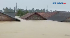 700 Rumah Desa Karangligar Karawang Jabar Tenggelam