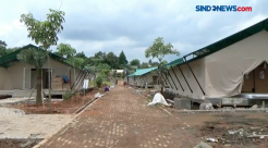 Tenda Glamping Rumah Lawan Covid 19 Telah Terpasang di Tangsel