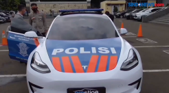 Sosialisasi Mobil Patroli Listrik di Jakarta