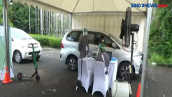 Ratusan Pengendara di Bali Jalani Vaksinasi Covid-19 Drive Thru