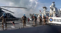 Panglima TNI Melepas Satgas Maritim TNI Konga XXVIII-M Melaksanakan Tugas Mulia