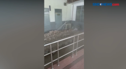 Lapuk, Tembok Ruang Laktasi Stasiun Pekalongan Ambrol