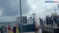 Kapal Tenggelam, Puluhan Kendaraan Bermotor Dievakuasi