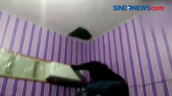 Jambret Lari Ke Atap Rumah Warga