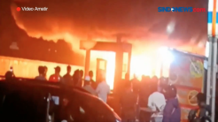 Diduga Karena Pengisian BBM Eceran, SPBU Terbakar