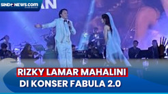 Bikin Baper, Rizky Febian Lamar Mahalini didepan Ribuan Penonton Konser Fabula 2.0