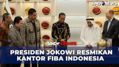 Didampingi Erick Thohir dan Menpora Dito, Presiden Jokowi Resmikan Kantor FIBA Indonesia