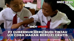Pj Gubernur Jakarta Heru Budi Tinjau Uji Coba Makan Bergizi Gratis di SDN Rorotan 03 Jakut