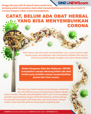 Catat, Belum Ada Obat...