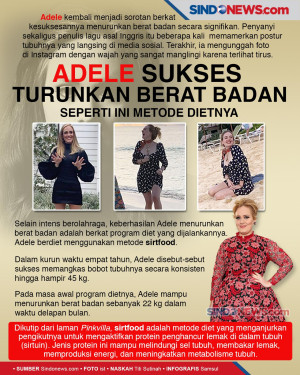Adele Sukses Turunkan...