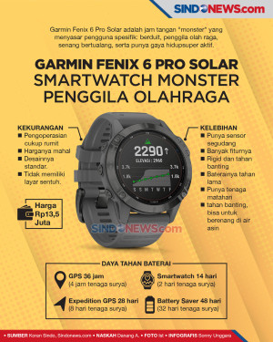 Garmin Fenix 6 Pro Solar,...