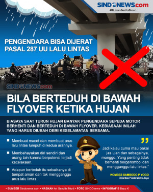 Berteduh di Bawah Flyover...