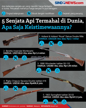 5 Senjata Api Termahal...