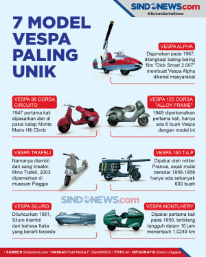 Cek! Ini 7 Jenis Vespa...