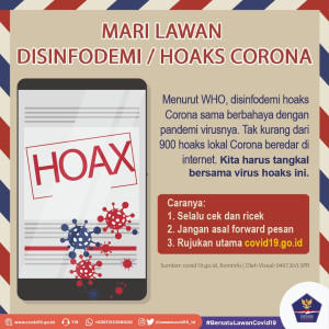 Mari Lawan Disinfodemi/Hoaks...