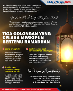 Tiga Golongan yang Celaka...