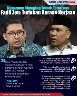 Munarman Ditangkap Terkait...