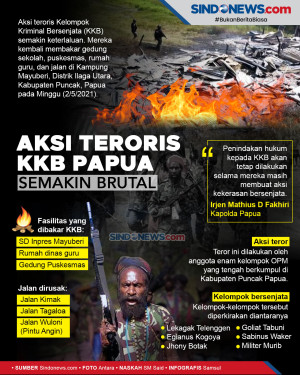 Teroris KKB Papua Bakar...