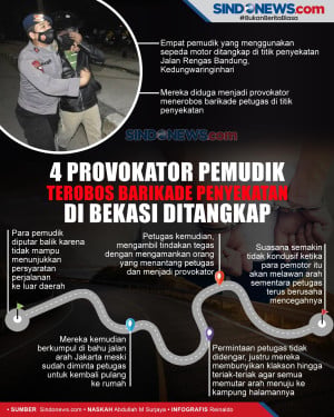 4 Provokator Pemudik...