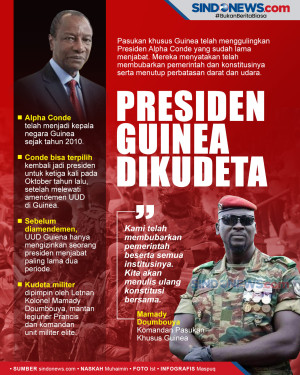 Presiden Guinea Dikudeta...
