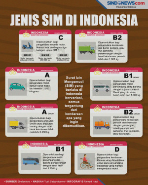 Jenis-jenis SIM yang...