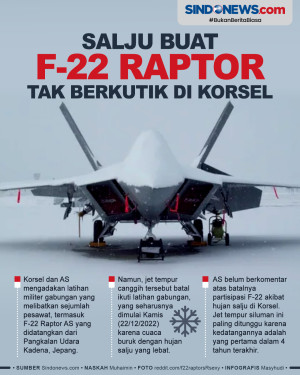 Salju Membuat Jet Tempur...