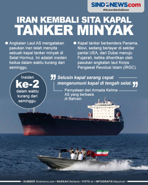 Iran Kembali Sita Kapal...