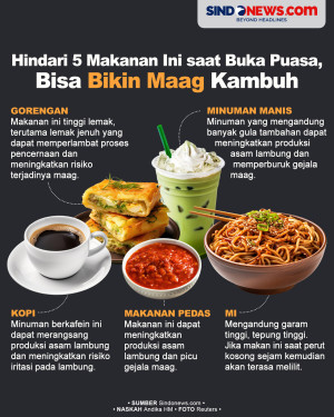 Hindari 5 Makanan Ini...