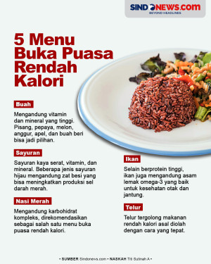 5 Menu Buka Puasa Rendah...