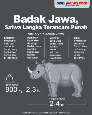 Badak Jawa, Satwa Langka...