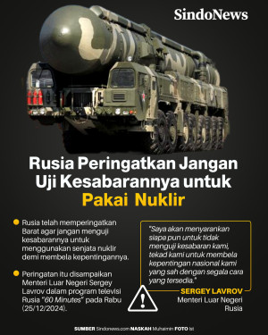Rusia Peringatkan Jangan...