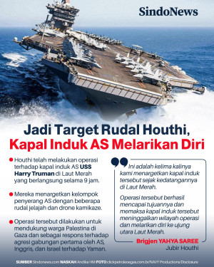 Jadi Target Rudal Houthi,...