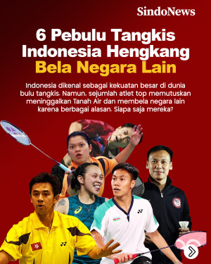 6 Pebulu Tangkis Indonesia...
