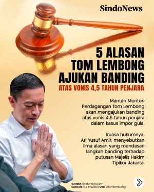 5 Alasan Tom Lembong...