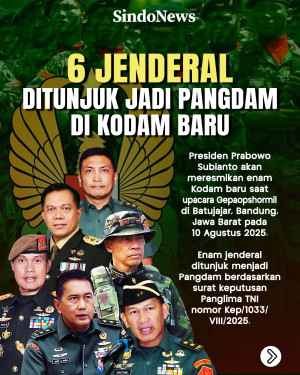 6 Jenderal Ditunjuk...