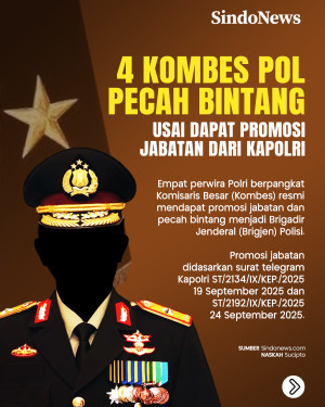 4 Kombes Pol Pecah Bintang...