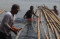 Geliat Warga di Pantai...